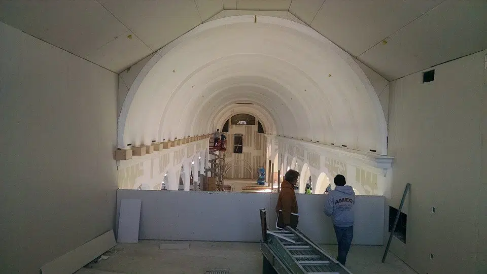 Holy Cross Church electrical project photo 3