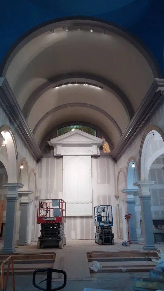 Holy Cross Church electrical project photo 7