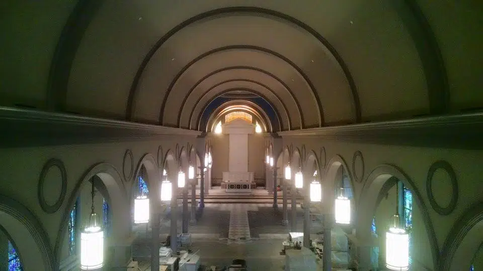 Holy Cross Church electrical project photo 8