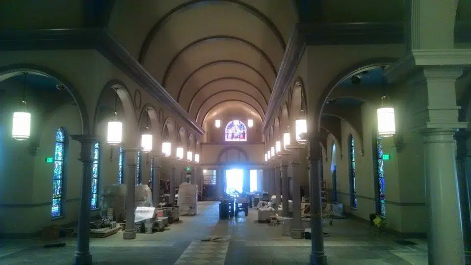 Holy Cross Church electrical project photo 10