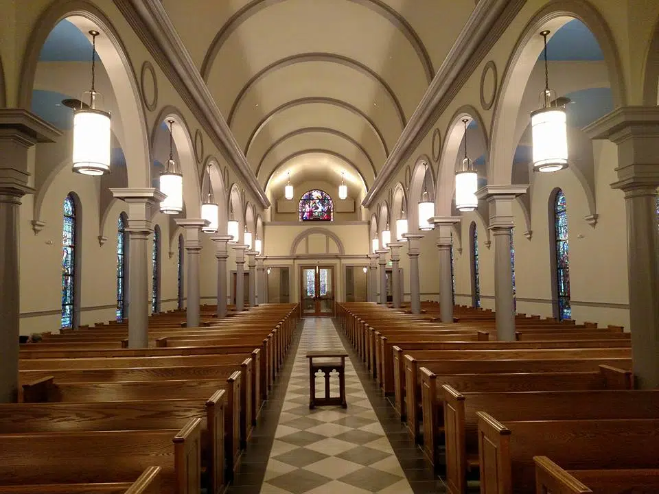 Holy Cross Church electrical project photo 11